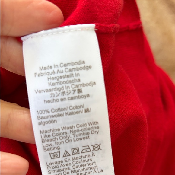 J.Crew Classic Cardigan & Shell Sweater Set - Rich Red - Size M - Picture 11 of 11